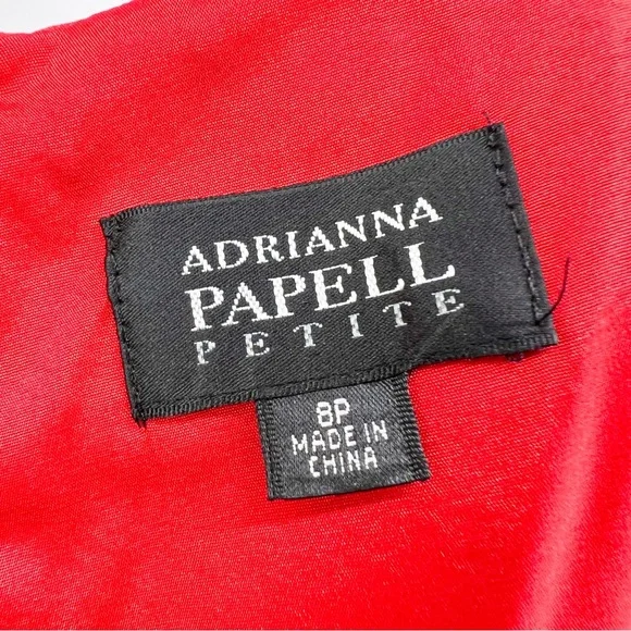 Adrianna Papell A Line Pleated Dress - Picture 10 of 10